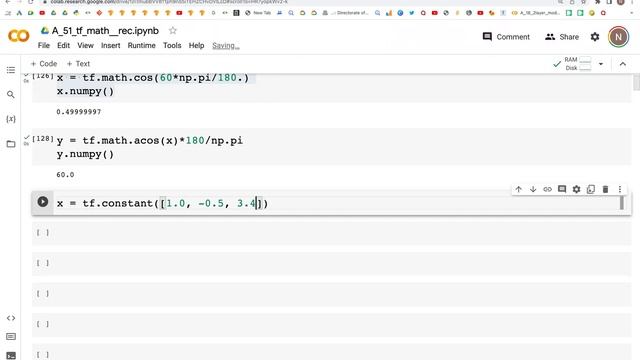 52: cos | acos | cosh | acosh | TensorFlow | Tutorial смотреть онлайн