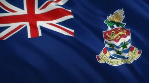 Cayman Islands Waving Flag  /  Острова Кайман. Развевающийся флаг