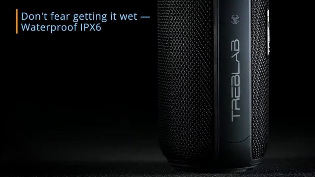 TREBLAB HD55 – Long lasting bluetooth speaker with HD 360° sound смотреть онлайн