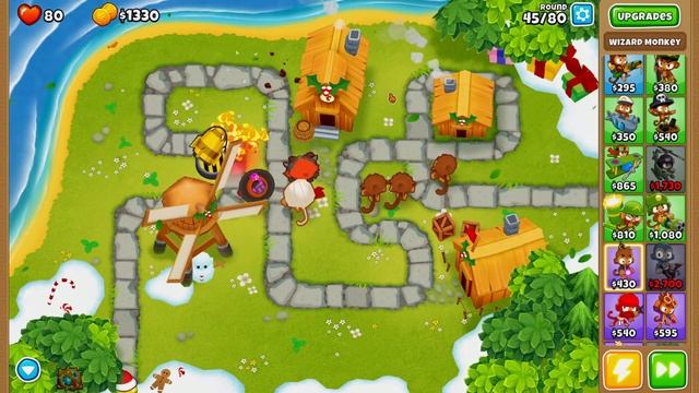 Best Half Cash Strategy Town Center - No Monkey Knowledge Bloons TD 6 смотреть онлайн