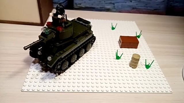 обзор lego Sluban танк смотреть онлайн