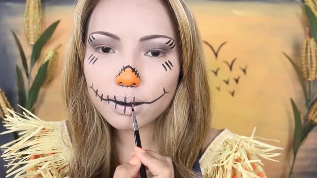 Creepy Scarecrow Makeup смотреть онлайн