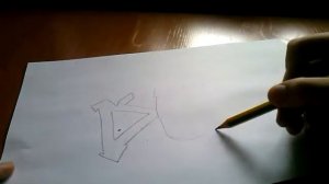 Учимся рисовать граффити на листе