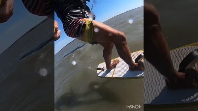 Переступы на гидрофойле.