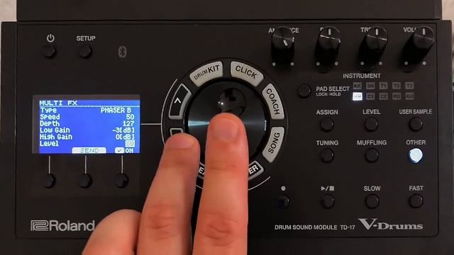 Обзор барабанного модуля ROLAND TD 17