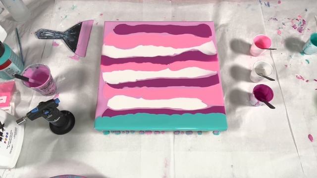 (423) This Little Piggy Collab TIPSY PIGGY Swipe - Fluid Acrylic Paint Pouring - Fluid Art смотреть онлайн