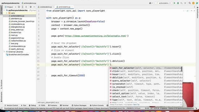 9 - Playwright Actions: Automate Web Interactions Like a Pro #playwright #tutorial #python #series смотреть онлайн