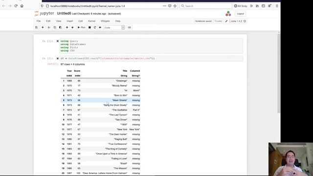 How to READ in CSV files in Julia (And @Query them!) смотреть онлайн