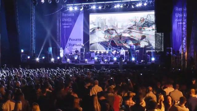 Съезд "ПаРУса" - Усатый и 50 тысяч человек поют "День победы"! смотреть онлайн