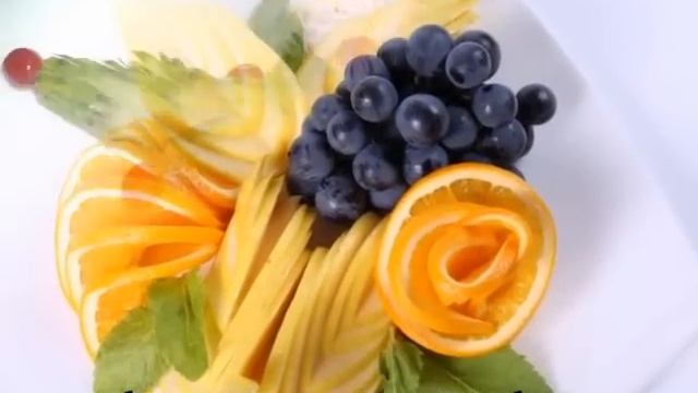 Кулинарный карвинг из овощей и фруктов для начинающих смотреть онлайн