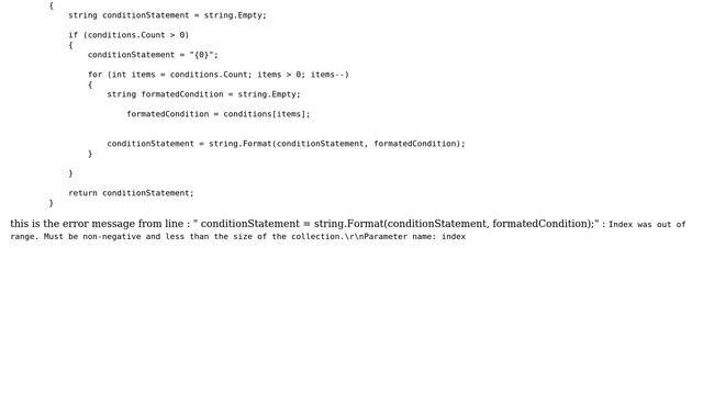 SPQuery Index was out of range. Must be non-negative and less than the size of the... смотреть онлайн