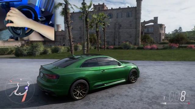 Rebuilding a Audi RS5 - Forza Horizon 5 - Thrustmaster T300RS Gameplay смотреть онлайн