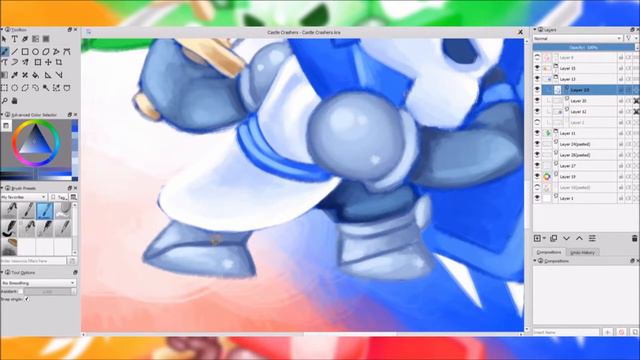 CASTLE CRASHERS Speedpaint (Part 2/2) смотреть онлайн
