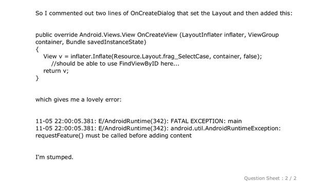 Android : Custom Layout for DialogFragment OnCreateView vs. OnCreateDialog смотреть онлайн