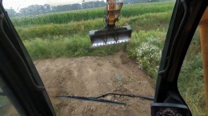 Работа на экскаваторе Hyundai R220