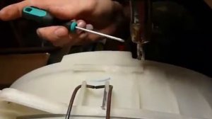 Запайка пластикового бака стиральной машины