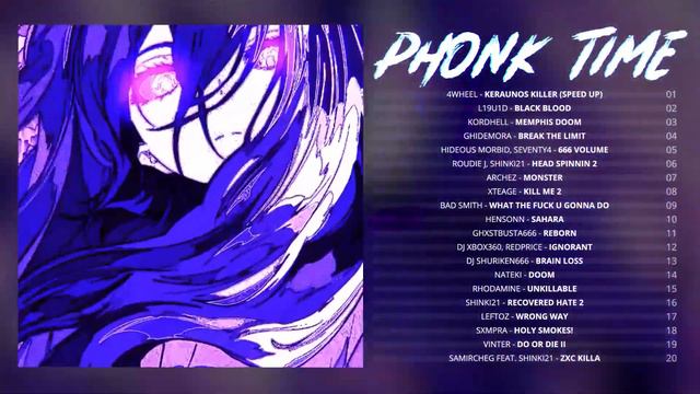 1 HOUR AGGRESSIVE PHONK 🔥 House Phonk, Distortion, Cowbell 🔥 агрессивного Фонка 2023