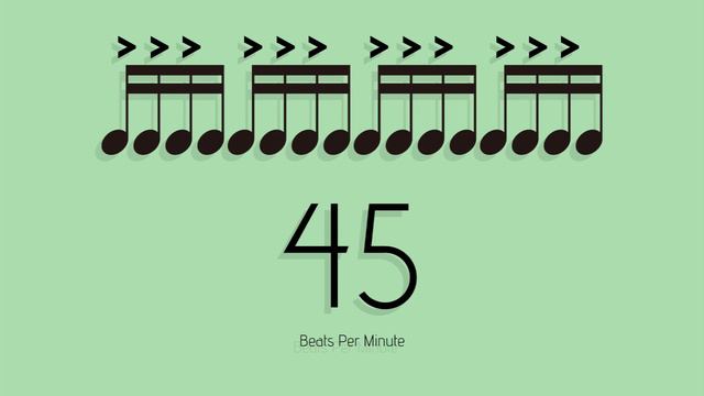 BPM = 45　メトロノーム - metronome - 16分 アクセント3-1 смотреть онлайн