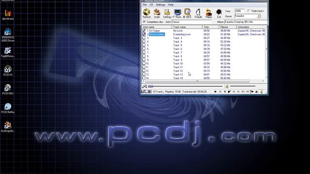Converting a CDG to an MP3+G using Audiograbber (For use in karaoke software) смотреть онлайн