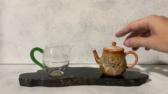 Чайник # 46804, дровяной обжиг/цзиньдэчжэньский фарфор, 85 мл.