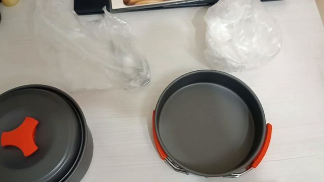 набор для кемпинга из двух кастрюлек с #aliexpress за 1 тр