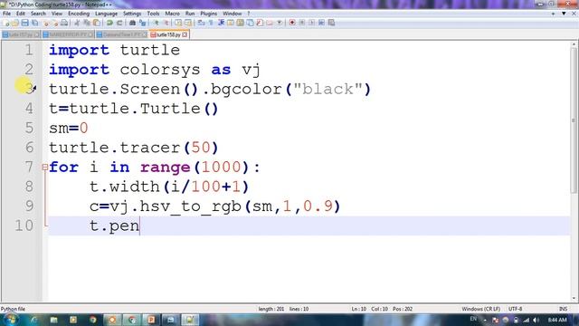 WRITE A PROGRAM TO AMAZING SHAPES DRAW USING PYTHON TURTLE DRAW #python #pythonprogramming смотреть онлайн