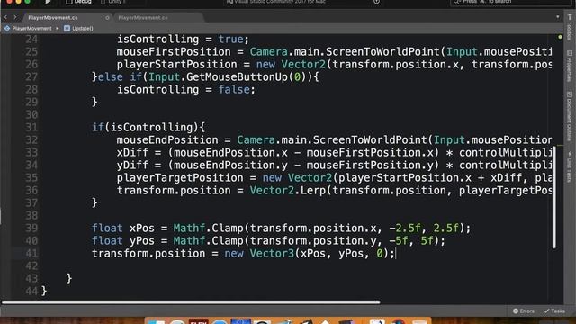 Make a game like PixelCraft Spaceshooter Using Unity and C# - Part 3: The Clamp and cleaning up смотреть онлайн