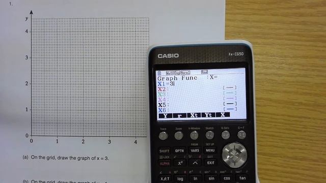 Casio fx-CG50 7a Drawing Linear Graphs 1 смотреть онлайн