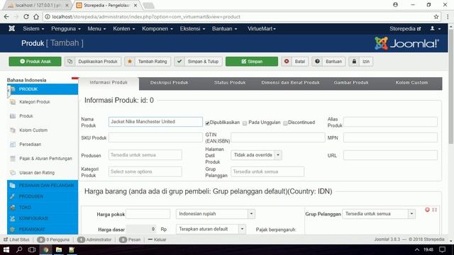 Konfigurasi Kategori Produk & Produk Pada VirtueMart смотреть онлайн