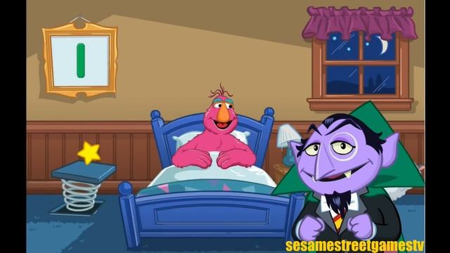 Sesame Street Count Me To Sheep With Count Dracula & Telly Kids Games смотреть онлайн