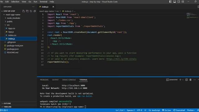 Step by Step Create React App with Tailwind CSS смотреть онлайн