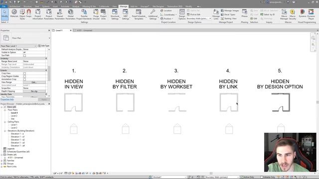 5 Reasons Why an Element is Hidden | Revit смотреть онлайн