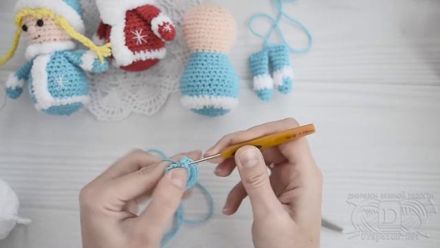 Схема вязания крючком Снегурочка смотреть онлайн