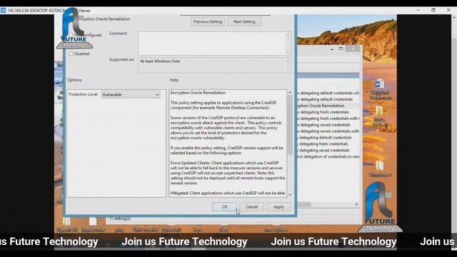 RDP authentication error due to credssp regedit Urdu/Hindi (2018) смотреть онлайн