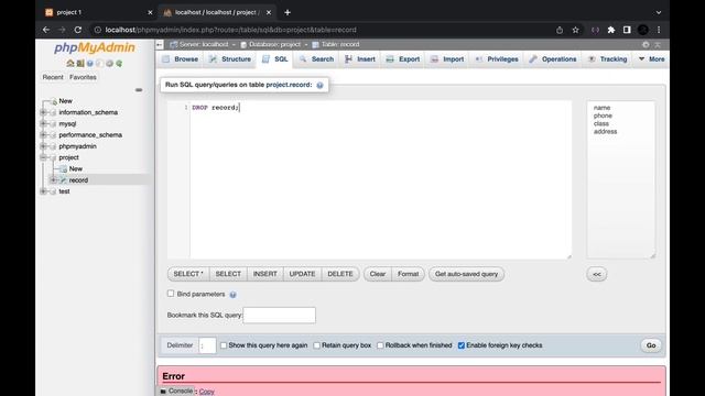 Mysql error #1064 смотреть онлайн