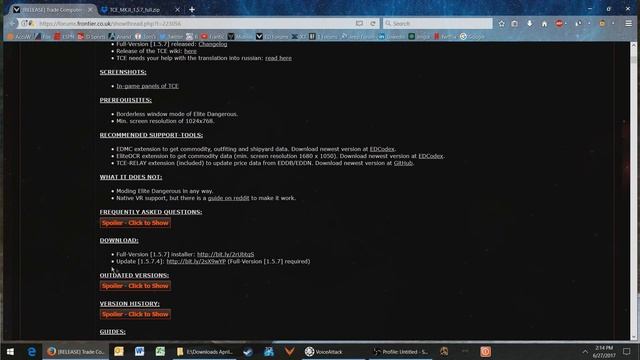 Elite Dangerous: TCE MKII Install/uninstall and error reporting. смотреть онлайн