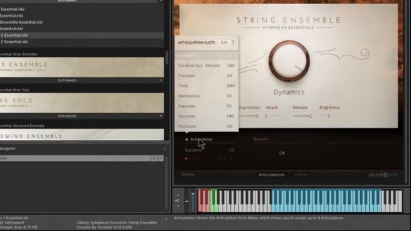 KONTAKT SYMPHONY ESSENTIALS Strings, Brass, & Woodwinds - The Definitive Guide