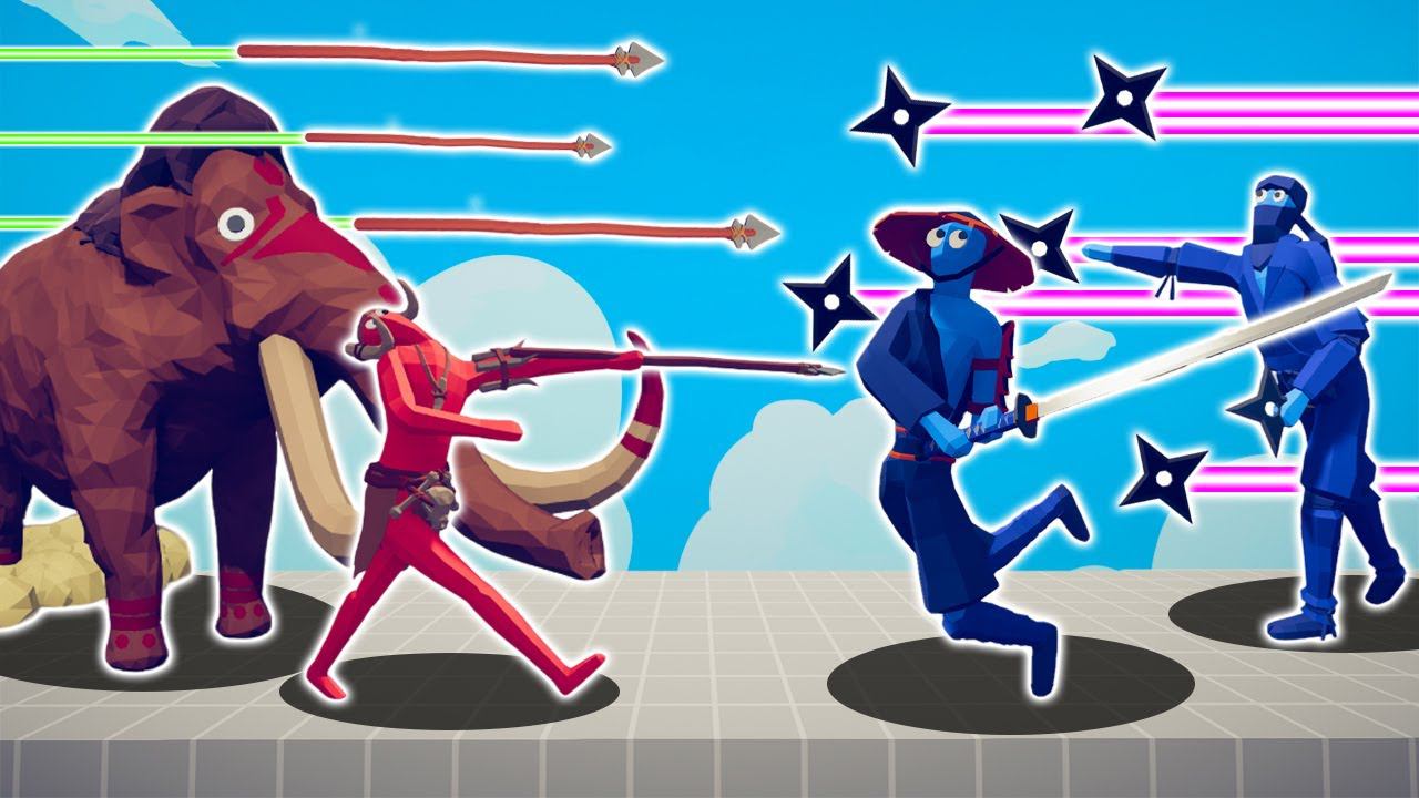 TRIBAL TEAM vs DYNASTY TEAM | TABS - Totally Accurate Battle Simulator смотреть онлайн