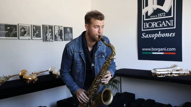 Choosing a Borgani Tenor Sax part.1 Daniel White plays Borgani Vintage Tenor Sax смотреть онлайн