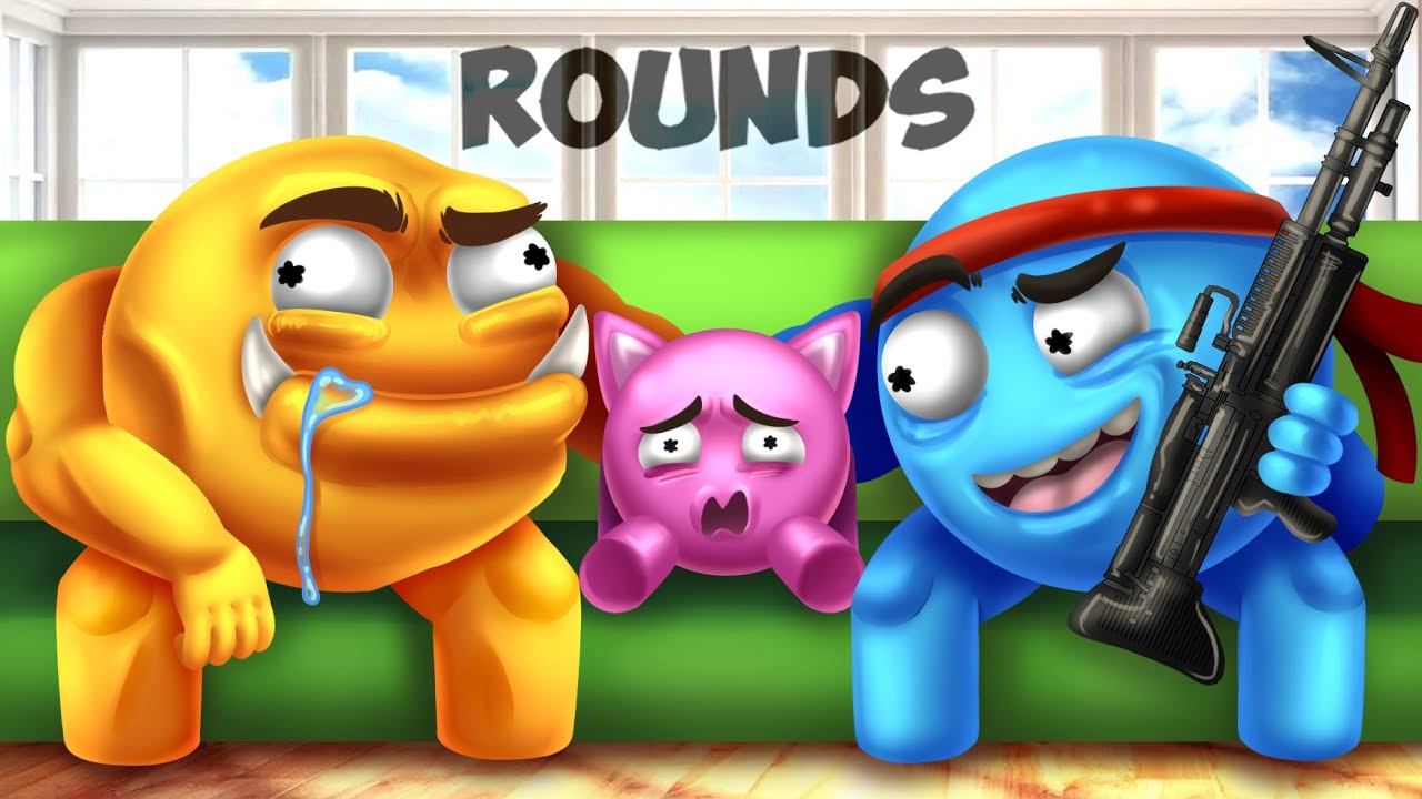 ЧЕТЫРЕ БОТАНИКА СРАЖАЮТСЯ :D УГАРНАЯ БИТВА КОЛОБКОВ #rounds смотреть онлайн