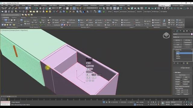 High poly modeling cabinets, sink mixer | 3Ds Max смотреть онлайн