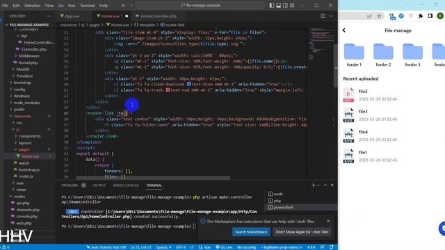 Laravel & Vuejs - How to build a file manager app step by step for beginners - Part 2 смотреть онлайн