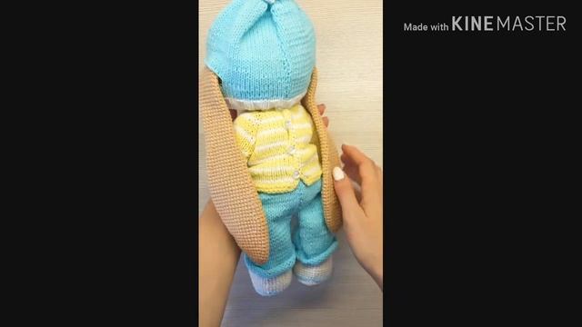 Обзор игрушек ? Зайка крючком✌? смотреть онлайн