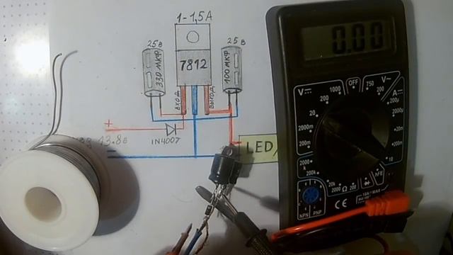 Проверенный стабилизатор 12 вольт за 10 рублей для LED/светодиодов и ДХО смотреть онлайн