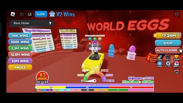 NEW script roblox race clicker смотреть онлайн