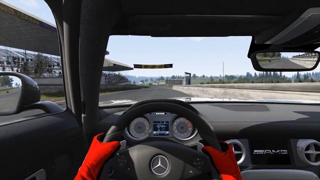 Mercedes SLS AMG vs Ferrari 458 Italia on Countryside roads / Assetto Corsa смотреть онлайн
