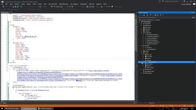 MVC 4 ile İletişim Formunun Tamamlanması ve Çalıştırılması (Adım 14) смотреть онлайн