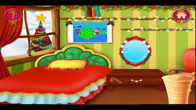 Santa's Little Helper - Let's Help Santa Clean Up, Learn and Have Fun | Fun & Educational Games смотреть онлайн