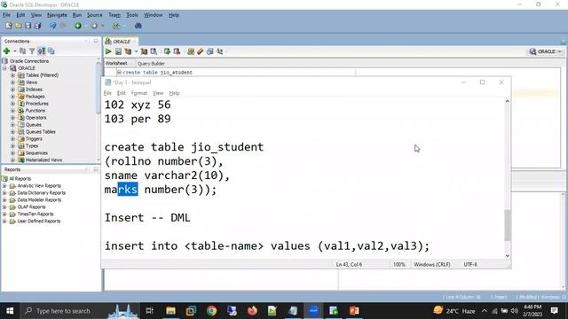 Oracle SQL Day 1 Batch 117 смотреть онлайн