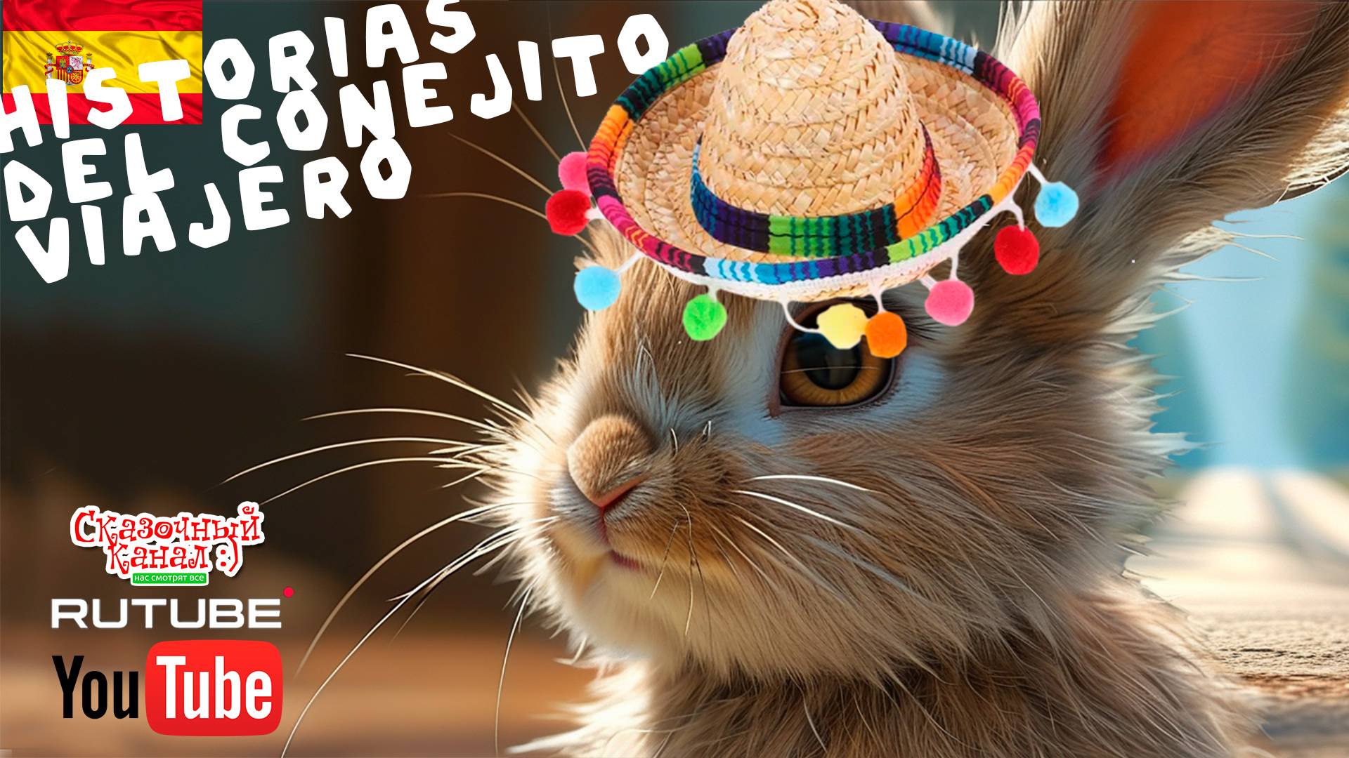 Historias Del Conejito Viajero. Fuente Magica. Зайчик путешественник. Волшебный источник. Испанский
